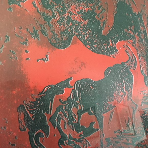 ORIGINAL SERIGRAPH MCM HOI LEBADANG OF HORSES NUMBERED AND SIGNED AB - Picture 6 of 8